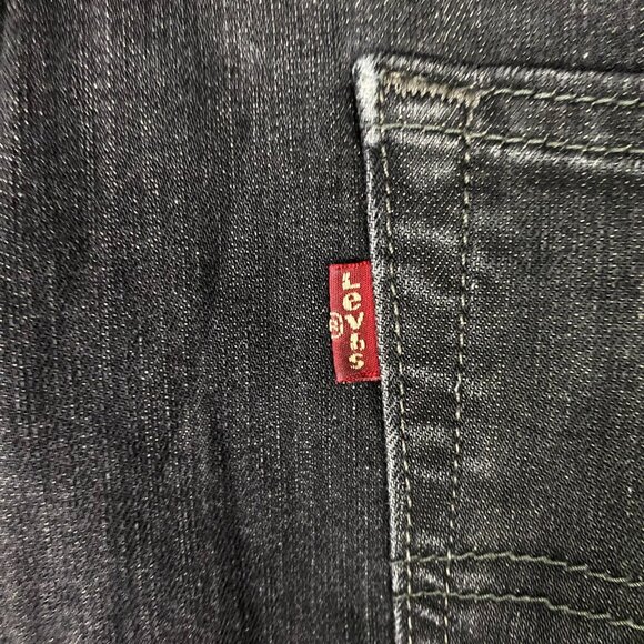 Levi's 569 Jeans Men's 40 x 32 Measures 41 x 30.5  Black Stretch - Picture 5 of 14